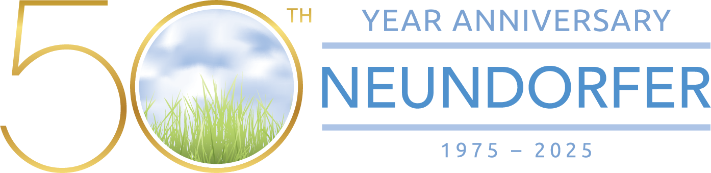 Neundorfer 50 Year Anniversary Logo